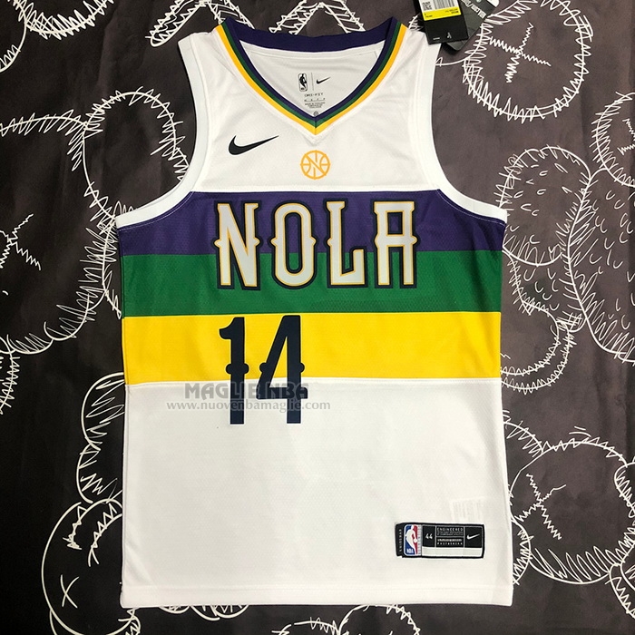 Maglia
 Brandon Ingram NO 14 New Orleans Pelicans Citta
 2019-20 Bianco
